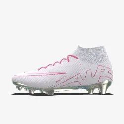 Nike Mercurial Superfly 9 Elite By You Custom Firm-Ground Football Boot Pink Football Boots, Nike Air Football Boots, Boots Football Nike, Nike Superfly Mercurial, Nike Football Boots Mercurial, Soccer Cleats, Football Boots, Soccer, Football