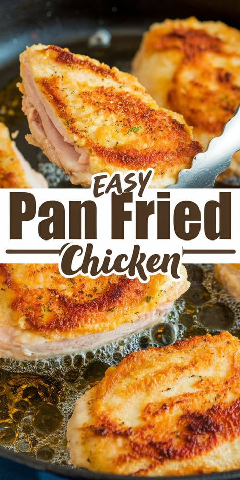 Discover the secret to perfectly crispy Easy Pan Fried Chicken. Learn simple techniques for juicy, flavorful results every time. Quick, delicious dinner awaits! Pan Fry Chicken Tenders, Pan Fry Chicken Breast, Fried Chicken With Flour, Easy Pan Fried Chicken, Pan Fried Chicken Tenders, Honey Glazed Salmon Recipe, Fried Chicken Breast Recipe, Pan Fried Chicken Breast, Enchilada Soup Recipe