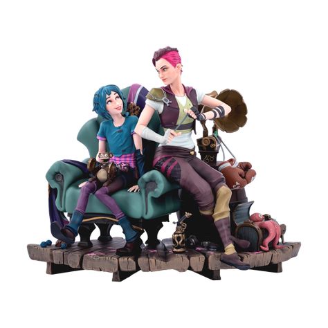 Arcane Powder & Vi 1/6 Statue | Riot Games Store Arcane Powder, Arcane League Of Legends, League Legends, Tokyo Ghoul Kaneki, Gaming Merch, Anime Figurines, Riot Games, Figure Model, Toy Figures