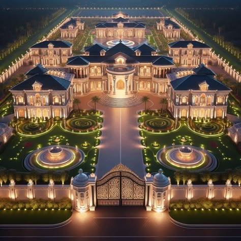 Castle House Design Exterior, Huge Mansion, Fantasy Palace, Dream House Pictures, Luxury Palace, Big Mansions, Castle House Design, Luxury Houses Mansions, Mansion Designs