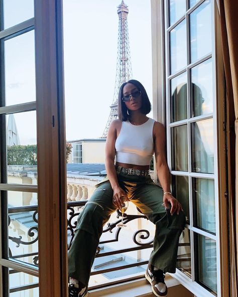 Kayla Nicole on Instagram: “Parisian KB.” Harvey Outfits, Lauren Wood, Dinner Fits, Cute Date Outfits, About Paris, High Waist Fashion, Cute Swag Outfits, Comfy Fashion, Dope Outfits