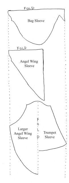 Deciduous Dryad: Houppelande Class, various types of sleeves known to have been in existence.  Change the sleeves you totally change the gown. Medieval Sleeve Pattern, Medieval Sleeves, Pattern Examples, Sleeve Patterns, Bell Sleeve Pattern, Sca Garb, Medieval Garb, Medieval Costume, Costume Patterns