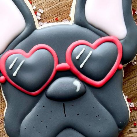 LG Sweets on Instagram: "Pardon my frenchie…but these f*ckin rock 🤘🏻🐾" French Bulldog Cookies, Bulldog Cookies, Black French Bulldog, Black French Bulldogs, Royal Iced Cookies, Black French, Animal Cookies, Iced Cookies, January 20