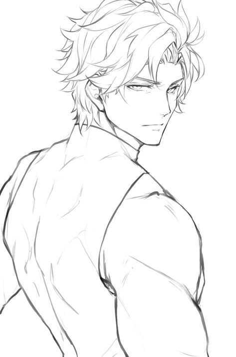 Male Refrence Art, Drawing Reference Kibbitzer, Hot Men Drawing Base, Anime Male Base, Pose Drawing Reference, Drawing Poses Male, Male Art Reference, Buff Guys, Male Anime