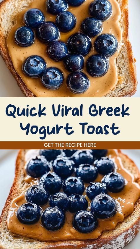 Looking for a delicious and healthy breakfast option? Try out these viral Greek yogurt toast recipes that are both tasty and easy to make. From savory toppings like avocado and eggs to sweet combinations with fruits and honey, there's a Greek yogurt toast recipe for every taste bud. Whip up these delightful toasts in no time for a satisfying meal that will keep you energized throughout the day. Upgrade your breakfast game with these trendy recipes that are sure to become your go-to morning treat Greek Yogurt Toast, Greek Yogurt Recipes Breakfast, Yogurt Recipes Breakfast, Yogurt Toast, Best Greek Yogurt, Trendy Recipes, Sourdough Bread Sandwiches, Sourdough Sandwich, Greek Yogurt Recipes