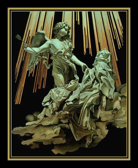 Tat Inspiration, Gian Lorenzo Bernini, Lorenzo Bernini, St Teresa, Saint Teresa, Rennaissance Art, 19th Century Paintings, Shirt Prints, Tattoo Project