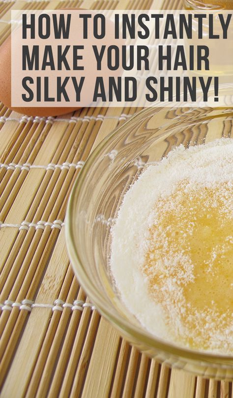 Shiny Hair Mask, Good Shampoo, Silky Shiny Hair, Best Hair Mask, Good Shampoo And Conditioner, Hair Silky, Hair Pack, Baking Soda Uses, Homemade Hair Products