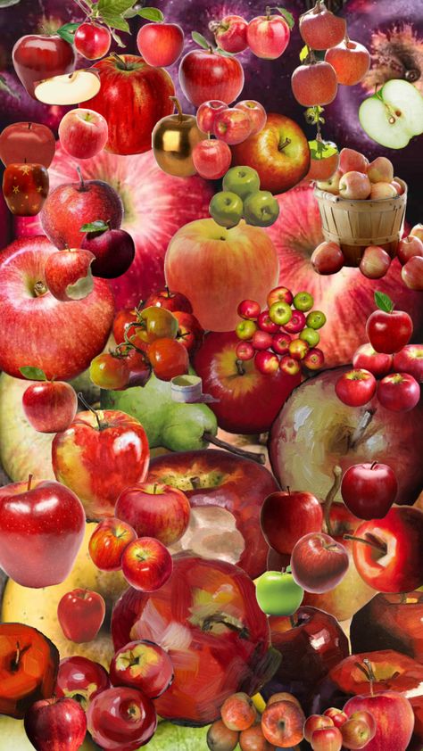 #apples Apple Aesthetic Wallpaper, Apples Background, Apple Collage, Apples Wallpaper, Collage Material, Apple Background, Apple Wallpaper, Apples, Aesthetic Wallpapers