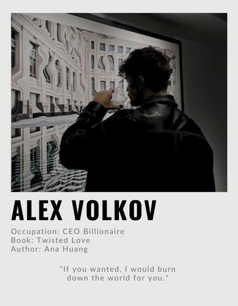 Twisted Series Poster, Twisted Love Polaroid Poster, Twisted Series Alex Volkov, Twisted Love Sunshine, Twisted Men Series, Twisted Love Poster, Poster Book Aesthetic, Book Aesthetic Poster, Book Men Aesthetic