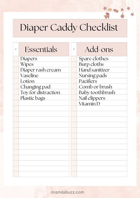 Postpartum Caddy Essentials, What To Put In A Diaper Caddy, Baby Caddy Essentials, Diaper Station Essentials, Nappy Caddy Essentials, Car Diaper Caddy Essentials, Diaper Station Organization, Postpartum Organization, How To Organize Baby Dresser