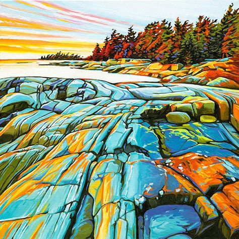 Margarethe Vanderpas, Bruce Peninsula, Landscape Painting Tutorial, Canadian Painters, Georgian Bay, Landscape Art Painting, Painting Art Lesson, Canadian Art, Fine Artist