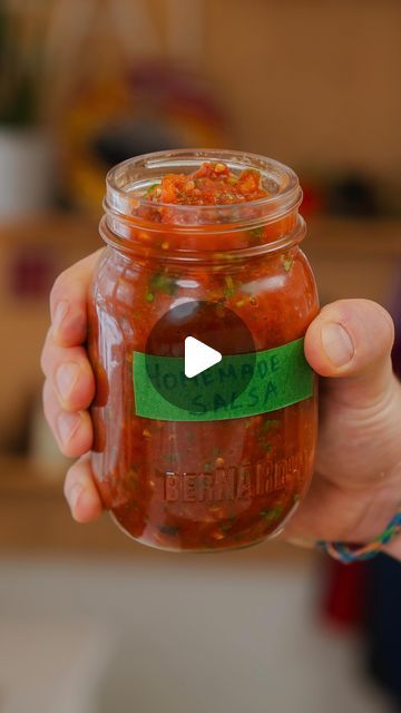 Andy Hay on Instagram: "Follow @andyseastcoastkitchen_ for more fun and approachable recipes.
•
I’m an absolute salsa fanboy, and this Homemade Blender Salsa has to be one of my new favourites. I love a jarred salsa, and a fresh pico de gallo, and this kind of mixes the both. Get your chips and tacos ready, it’s salsa time!
•
Comment “Recipe” below for the full recipe sent to you" Chunky Garden Salsa, Chevys Salsa Recipe, Arnie Tex Salsa, Mexican Village Salsa Recipe, Pace Salsa Recipe For Canning, Salsa Dip Recipe, Blender Salsa, Salsa Canning Recipes, Health Game