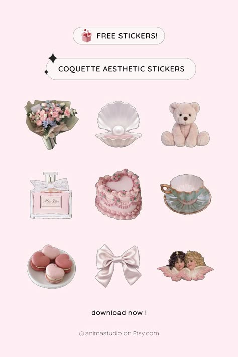 A new collection of FREE Coquette Aesthetic digital stickers, perfect for embellishing your planners, diary, and notes on GoodNotes and iPad. 🔗Click to download! 🔗 Follow for more freebies, planners and study tips! 💻📝💌🌷 #balletcore #cute #digitalplanner #pinkribbon Aesthetic Pictures Beige, Free Cute Fonts, Ghibli Notion, Dark Academia Notion, Academia Notion, Aesthetic Dashboard, Icons Black Background, School Notion, Digital Planner Aesthetic