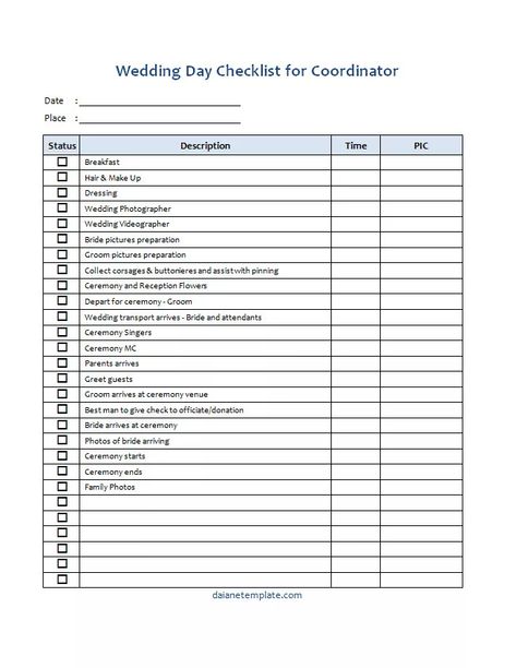 Wedding Coordinator Checklist Template Wedding Planning Templates Free, Wedding Decor Checklist Printable, Wedding To Do List Checklist Detailed, Day Of Wedding Coordinator Duties, Day Of Coordinator Checklist, Wedding Coordinator Duties, Wedding Party Checklist, Event Planner Checklist, Wedding Coordinator Checklist