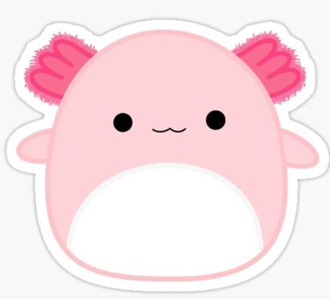 Squish Mellow Stickers, Squishmallows Paper Squishy, Sqishmelow Drawing, Squishmallows Axolotl, Squishmallows Stickers, Yoshi Drawing, Diy Crafts Bookmarks, Paper Duck, Cute Winnie The Pooh