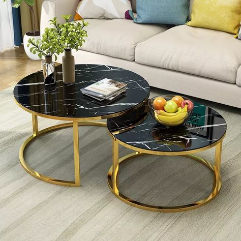 Marble Living Room Table, Marble Coffee Table Living Room, Centre Table Design, Centre Table Living Room, Round Coffee Table Living Room, Trendy Coffee Table, Round Center Table, Royal Bedroom, Dining Table Design Modern