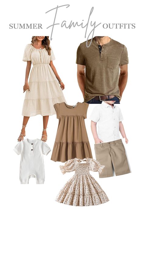 Summer Family Photo Outfit Idea Disclaimer: I only recommend products I would use myself and all opinions expressed here are my own. These boards may contain affiliate links that at no additional cost to you, I may earn a small commission. Beige Outfit Photoshoot Family, Cream Neutral Family Photos, Family Photo Wardrobe Ideas, Newborn Family Photo Outfit Ideas, Light And Airy Family Photo Outfits, Cream Family Photo Outfits, Earthy Family Photo Outfits, Neutral Family Photoshoot Outfits, Outdoor Spring Family Photos Outfit