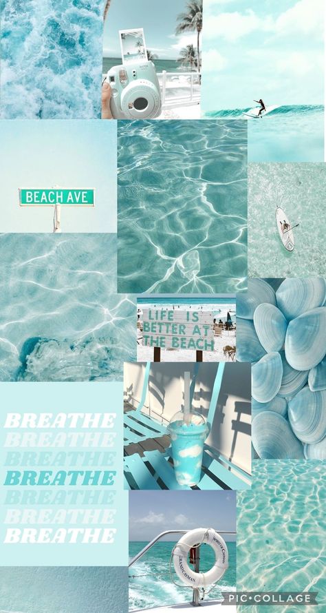 Made by me in pic collage! hope you like! Really Pretty Wallpapers, Slay Wallpapers, Cuadros Aesthetic, Preppy Backgrounds, Beachy Wallpaper, Wallpaper Preppy, Classy Wallpaper, Beach Wall Collage, Cute Images For Wallpaper