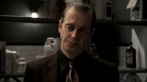 The Sopranos: Season 5, Episode 11 The Test Dream (16 May 2004) Steve Buscemi, Tony Blundetto Tony Blundetto, Steve Buscemi, The Sopranos, Tony Soprano, St Sebastian, The Test, Ravioli, Blue Moon, One In A Million