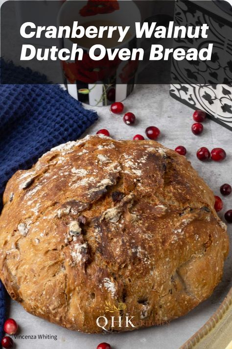 Crusty Cranberry Nut No-knead Bread, No Knead Cranberry Walnut Bread, Dutch Oven Cranberry Walnut Bread, Walnut Cranberry Bread Recipe, Costco Cranberry Walnut Bread Recipe, Grapenut Bread, Cranberry Yeast Bread, Raisin Walnut Bread Recipe, Cranberry Walnut Pie