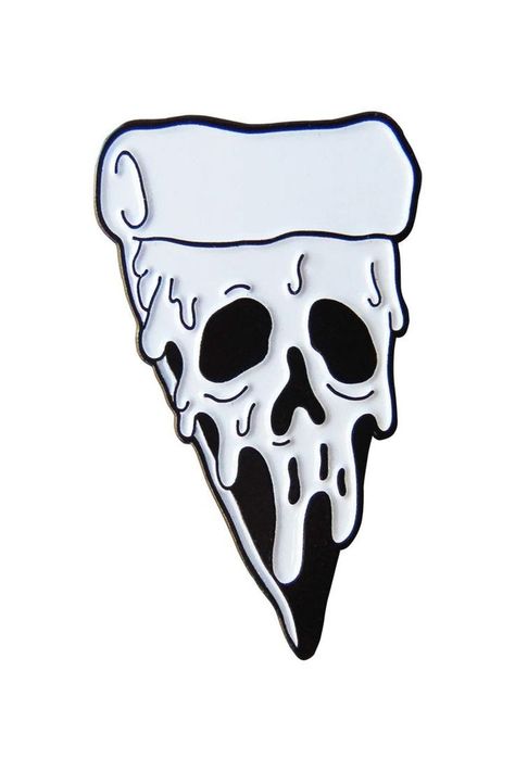 Pizza Tattoo, Pizza Pin, Tattoo Art Drawings, A Skull, Flash Art, Tattoo Design Drawings, Skull Art, Art Drawings Sketches, Future Tattoos