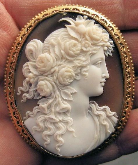 Victorian Cameos | Beautiful Victorian Cameo Sapphire Antique Ring, Victorian Cameo, Cameo Jewelry, Vintage Cameo, Carved Stone, Cameo Brooch, Victorian Jewelry, Vintage Jewels, Antique Jewellery