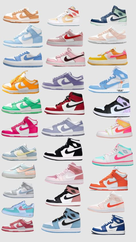 Pretty Sneakers, Cute Nike Outfits, Trendy Shoes Sneakers, Nike Shoes Girls, Nike Fashion Shoes, Preppy Shoes, Pretty Shoes Sneakers, Cute Shoes Heels, All Nike Shoes