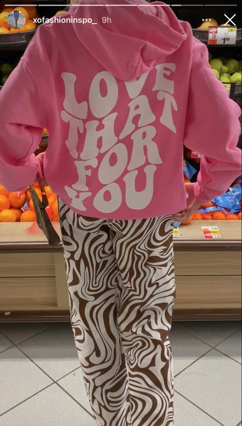 Light Pink Hoodie Outfit, Pink Hoodie Outfit Aesthetic, Pink Hoodie Aesthetic, Pink Hoodie Outfit, Contrast Fashion, Zebra Pants, Zebra Pant, Light Pink Hoodie, Hoodies Aesthetic