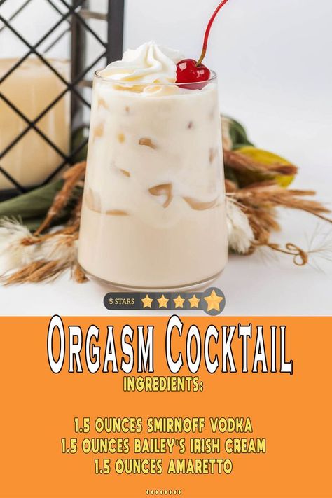 Chocolate Alcoholic Drinks Easy, Creamy Alcoholic Drinks Recipes, Vodka Drinks Recipes Easy, Fun Mixed Drinks, Whipped Cream Vodka Recipes, Dessert Drinks Alcohol, Vanilla Vodka Drinks, Acholic Drinks, Malibu Rum Drinks