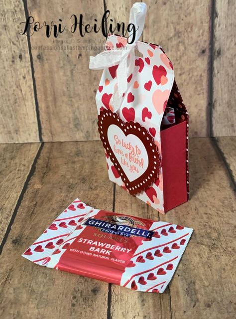 Happy Valentine’s Day! Valentine Favors, Valentine Treat, Chocolate Wrapping, Minds Eye, Valentine Projects, Valentines Day Treats, Treat Holder, Valentine Box, Valentine Treats