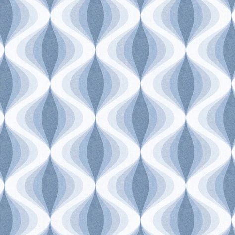 Forestburgh Geometric Wallpaper W Wallpaper, Blue Ivy, Manhattan Comfort, Retro Wallpaper, Geometric Wallpaper, Accent Wallpaper, Subtle Textures, Prepasted Wallpaper, Blue Wallpapers