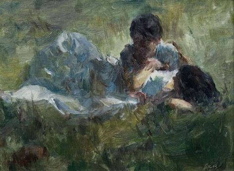 Celesté. on Twitter: "lovers in the garden… " Romantic Paintings, Rennaissance Art, Art Of Love, Aesthetic Painting, Romantic Art, Ethereal Art, Pretty Art, Brush Strokes, Painting Inspiration