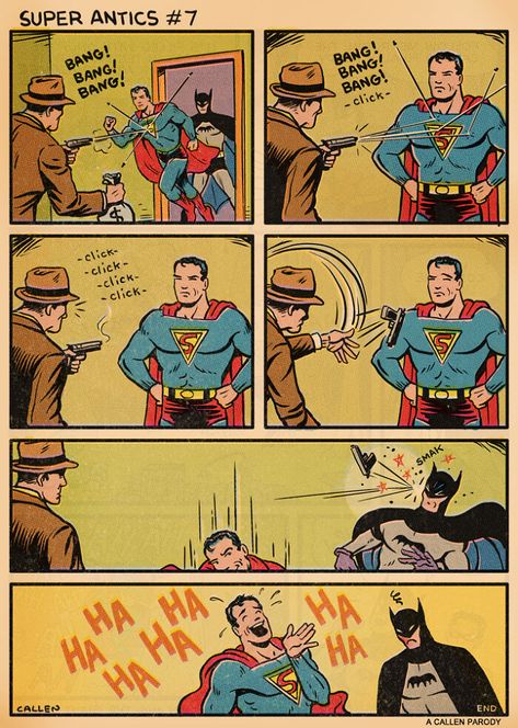 Superman Comic, Shy Guy, Funny Comic Strips, Batman Funny, Bd Comics, Dc Memes, Superhero Comics, Batman And Superman, Detective Comics