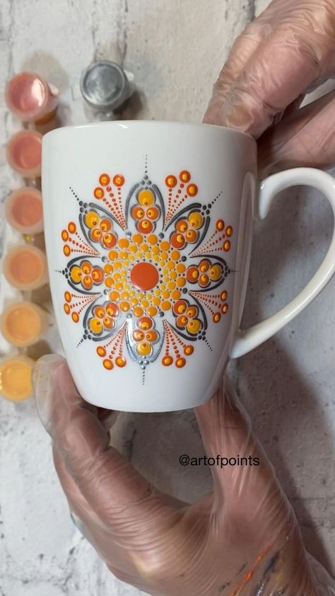 Mandala mug painting DOT ART in 2022 | Dots art, Mug art, Pottery painting Mandala Mug, Mug Painting, Painting Pottery, Painted Coffee Mugs, Mandala Painted Rocks, Mandala Rock Art, Mandala Canvas, Mandala Art Therapy, Mandala Design Pattern