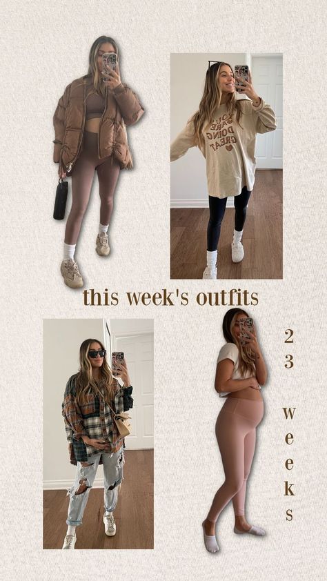 Cute Fall Pregnancy Outfits, Cool Maternity Outfits, 23 Weeks Pregnant, Prego Outfits, Fall Maternity Outfits, Casual Maternity Outfits, Leggings Outfit Winter, Comfy Outfits Winter, Girly Girl Outfits