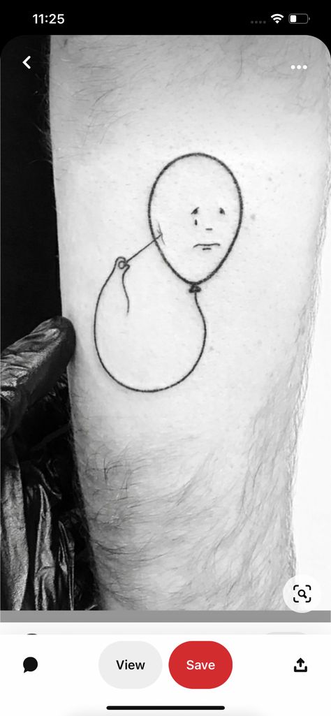 sad tattoo
tattoo 
balloon 
alt tattoos Tattoo Balloon, Balloon Animal Tattoo, Banksy Tattoo, Smile Tattoo, Balloon Tattoo, Balloon Pop, Dad Tattoos, Stick And Poke, Needle Tatting