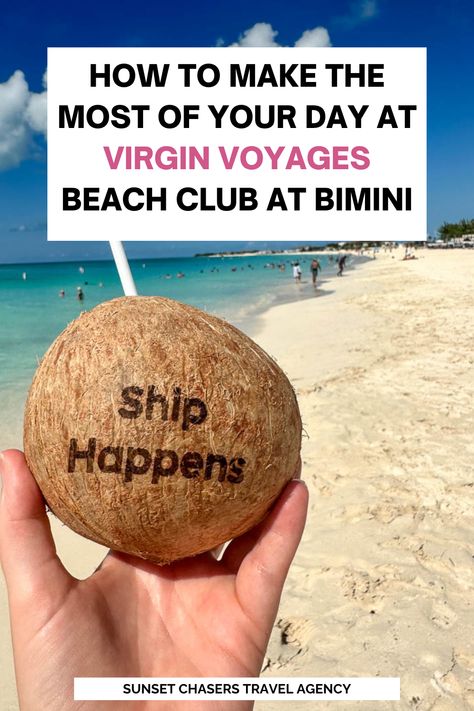 Unlock the secrets to a perfect day in paradise! Discover how to make the most of your time at the Virgin Voyages Beach Club in Bimini. From hidden gems to must-try experiences, dive into a world of luxury and relaxation. Cruise Secrets, Getting A Passport, Packing List For Cruise, Packing For A Cruise, Cruise Destinations, Cruise Tips, Cruise Travel, Cherry On Top, A Perfect Day