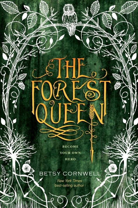 Check out the beautiful cover for Betsy Cornwell's feminist YA retelling of Robin Hood, The Forest Queen! Forest Queen, Fantasy Book Covers, Fantasy Books To Read, Beautiful Book Covers, Reading Material, Book Cover Art, Books For Teens, Robin Hood, I Love Books