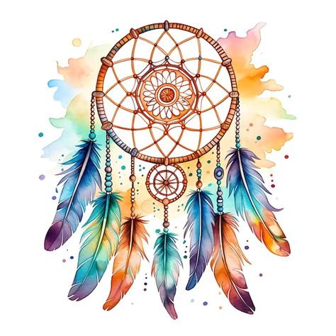 Gimi Totori | Freepik Native American Wallpaper, Dreamcatcher Wall Art, Landscape Clipart, Arte Quilling, Dream Catcher Tattoo, Rice Paper Decoupage, Scrapbook Stickers Printable, Dtf Print, American Indian Art