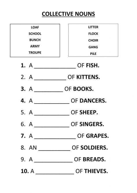 Nouns 2nd Grade Activities, Collective And Compound Nouns Worksheet, Collective Nouns Worksheet For Grade 3, Noun Worksheet Grade 3, Collective Nouns Activities, Collective Nouns Worksheet, Compound Nouns, Speech Worksheets, Proper Nouns Worksheet