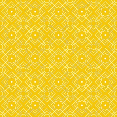 Geometric islamic seamless pattern backg... | Premium Vector #Freepik #vector #tribal-pattern #ethnic-pattern #ethnic #batik Yellow Pattern Background, Songket Design, Songket Pattern, Patron Vintage, Floral Business Cards, Motif Batik, Silhouette Illustration, Golden Pattern, Batik Pattern