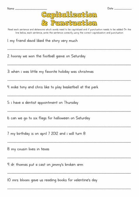 Capitalization and Punctuation Worksheets for Middle School Grade 3 Punctuation Worksheets, English Punctuation Worksheets, Capitalization And Punctuation Worksheet 2nd Grade, Punctuation Worksheets For Class 1, Punctuation Worksheets 3rd, Grade 3 English Worksheets Activities, Punctuation Worksheets Grade 4, Punctuation Worksheets 2nd Grade, Capitalization And Punctuation Worksheet