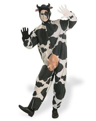 Comical Cow Costume Cow Halloween Costume, Black And White Gloves, Cow Halloween, Cow Costume, Clever Halloween Costumes, Funny Costumes, Mens Halloween Costumes, Fright Night, Halloween Items