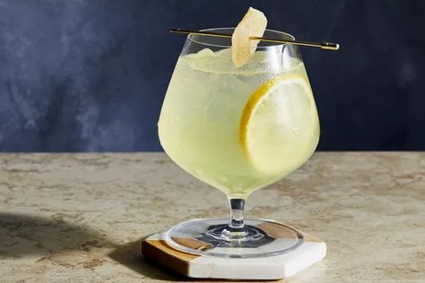 3-Ingredient Restorative Ginger-Lemon Tonic Alcohol Alternatives, Nonalcoholic Drink, Lemon Tonic, Lemon Cocktail, Tonic Recipe, Latin America Travel, Ginger Syrup, Lemon Lemonade, Fine Cooking