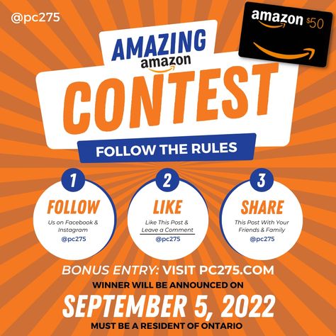 It's Contest time again! This time we are giving away a $50 Amazon Gift Card. Perfect for those last minute school supplies or whatever you need. Remember to Like & Make A Comment on this post, follow us on Instagram and Facebook and visit our website. Good luck to everyone. #contest #giveaway #competition #sweepstakes #win #prize #giveawaycontest #giveawayalert #giveaways #giveawaytime #free #instagiveaway #contestalert #freegiveaway #newgiveaway #epicgiveaway #raffles #givingaway #entertowi Giveaway Design Ideas, Instagram Giveaway Posts, Giveaway Graphic, Betty Boop Posters, Contest Poster, Eid Greeting Cards, Mcdonalds Gift Card, Money Poster, Giveaway Post