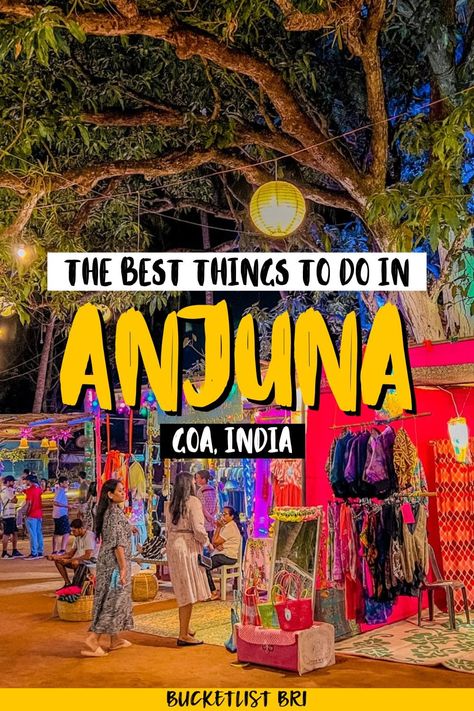 From beaches to funky markets to ruined forts and more, here are the best off-beat things to do in Anjuna and Vagator in North Goa, India (beyond partying!). Goa Things To Do, North Goa Places To Visit, Goa Market, Goa Shopping, Anjuna Beach Goa, Mumbai India Travel, Things To Do In Goa, Anjuna Beach, Goa Trip