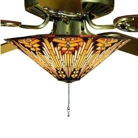 Tiffany Style Ceiling Fan Light Shades - Foter Tiffany Ceiling Fan, Fan Light Fixtures, Stained Glass Lighting, Tiffany Lighting, Bowl Light, Ceiling Fan Light Kit, Tiffany Stained Glass, Hunter Douglas, Fan Accessories