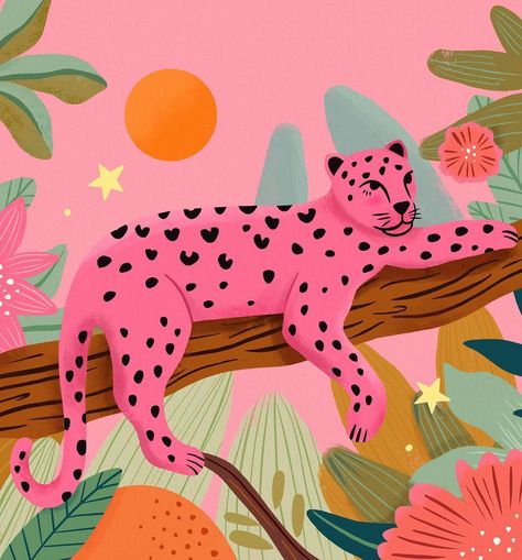 Flowers Procreate, Eclectic Art, Painting Artist, Arte Inspo, Pink Leopard, Malbec, Flower Illustration, Art Plastique, Artist Painting