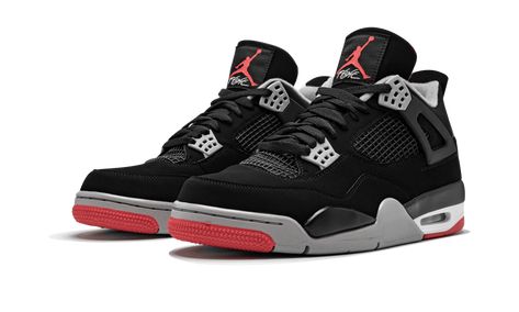 Air Jordan 4 Retro "Bred 2019 Release" - 308497 060 - 2019 Air Jordan 4 Bred, Jordan 4 Retro Bred, Jordan 4 Bred, Jordan 4’s, Nike X Travis Scott, Jordan 4 Black, Jordan Retro 4, Jordan 4s, Jordan Shoes Retro