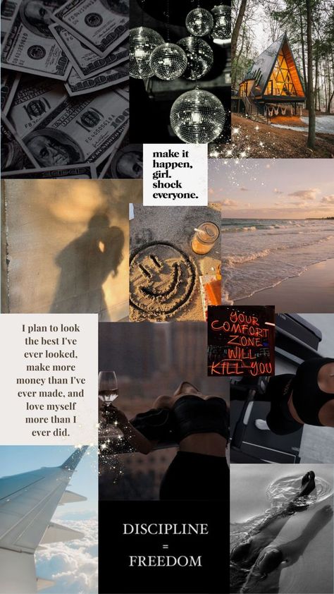 Wealth Affirmations Wealthy Wallpaper Iphone, Vision Board For Phone Wallpaper, Manifestation Mood Board Wallpaper, Manifesting Phone Wallpaper, Dreamboard Wallpaper, Manifesting Backgrounds, 2024 Phone Wallpaper, Mood Board Wallpaper Iphone, Wallpaper Iphone Vision Board